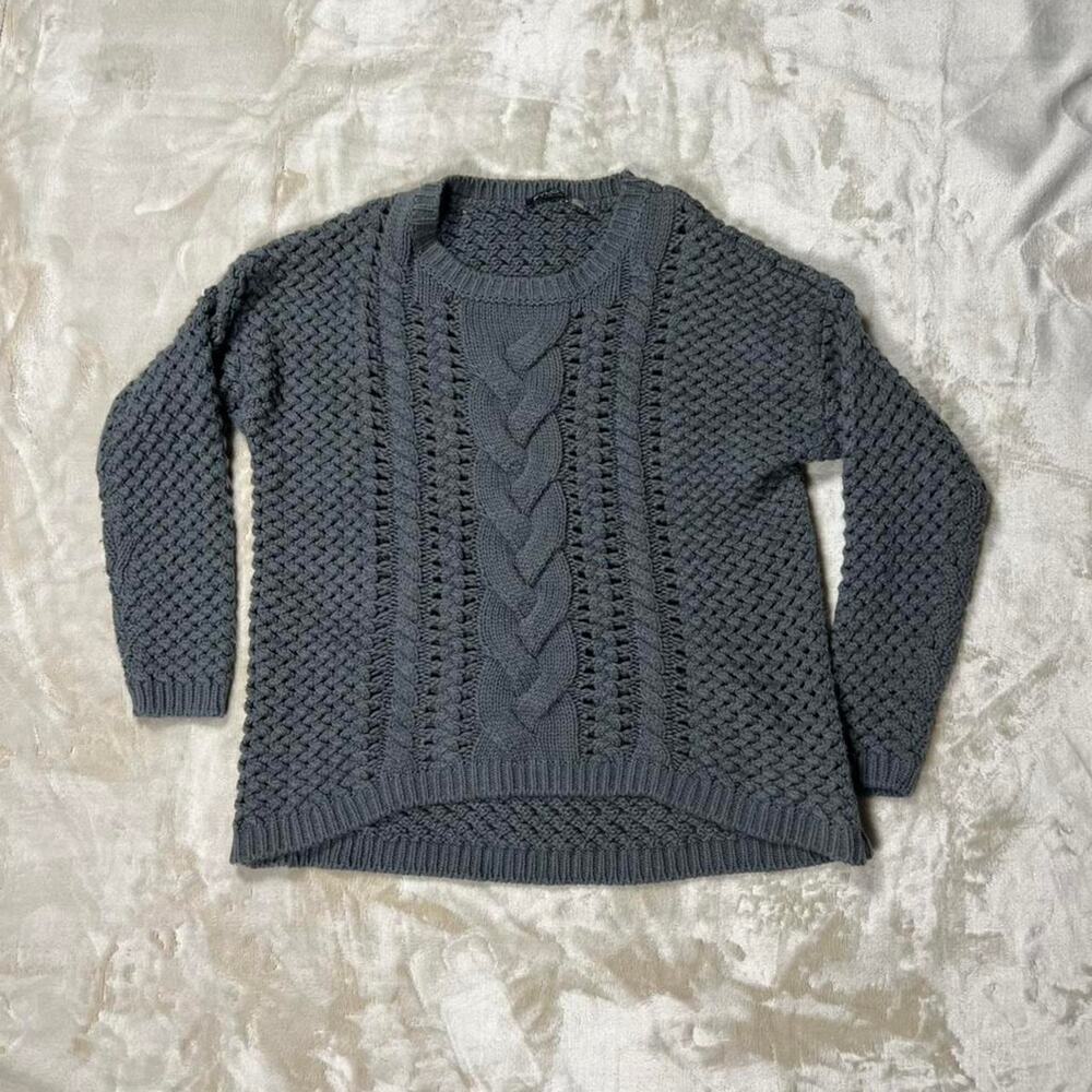 FYLO Gray Cable Knit Sweater Women's XXL